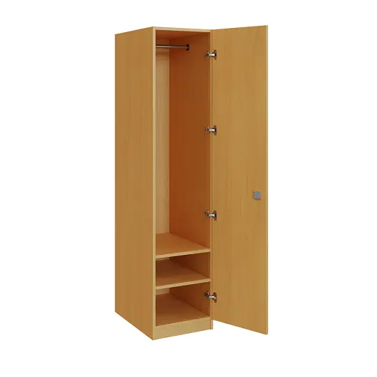 Q 13-40 skříň šatní, 1-dvéřová, 400x600x1800mm, buk royal